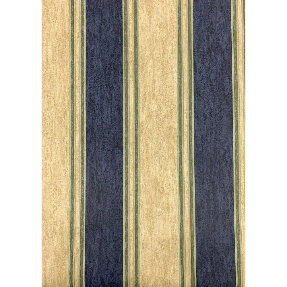 Seabrook Wide Bold Stripes Wallpaper HG575, 20.5” X 11yds